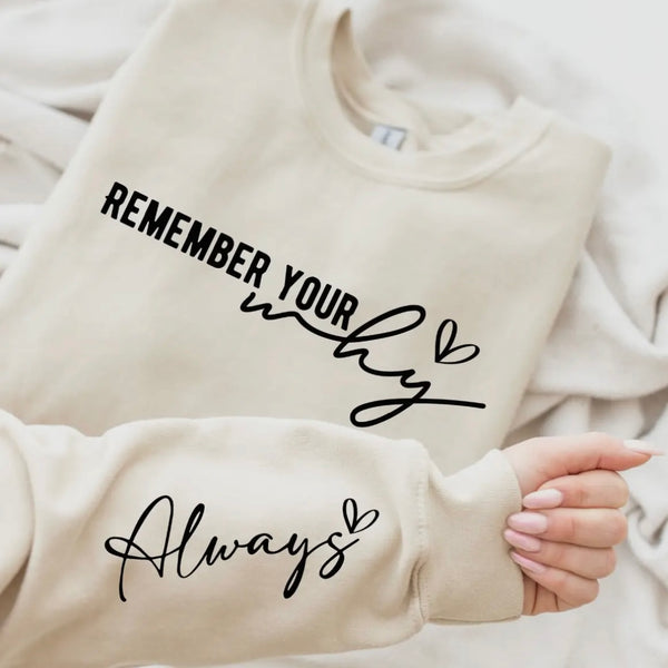 Remember Your Why Sweatshirt