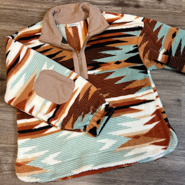 Sierra Sunset Aztec Fleece