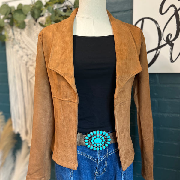 McEntire Faux Suede Blazer