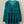 Load image into Gallery viewer, teal blue green vneck tiered velvet top
