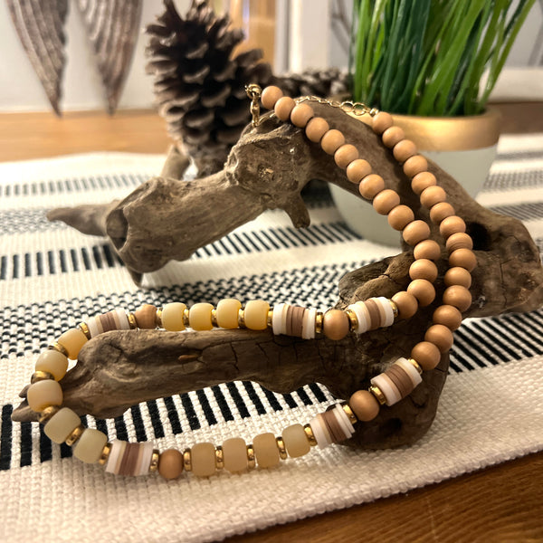 Natural Bead Necklace