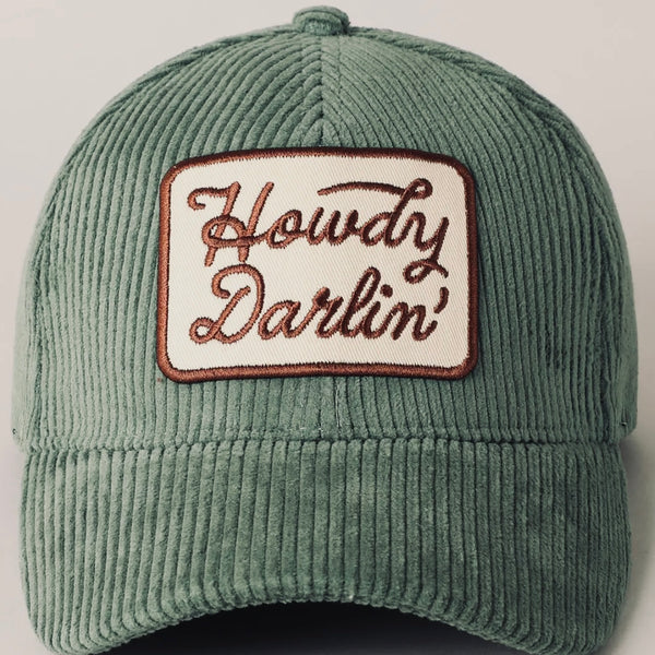 Howdy Darlin' Corduroy Hat