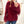 Load image into Gallery viewer, Wine Fringe Bell Sleeve Sweater
