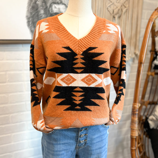 Fireside Aztec Sweater