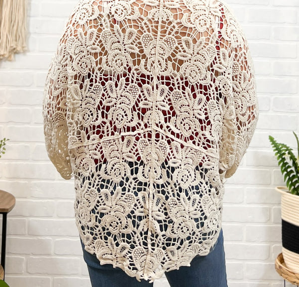 Chasin' You Crochet Kimono