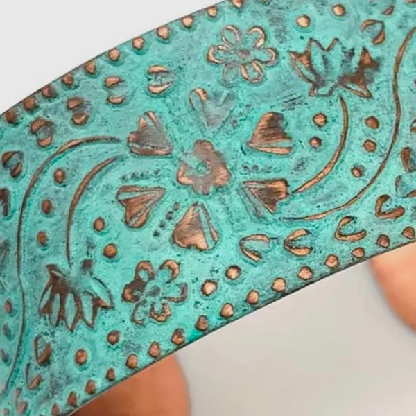 Turquoise Patina Cuff