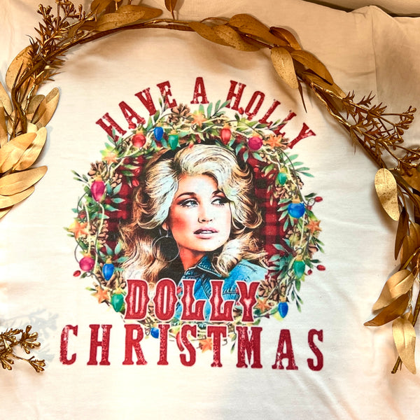 Holly Dolly Christmas Tee