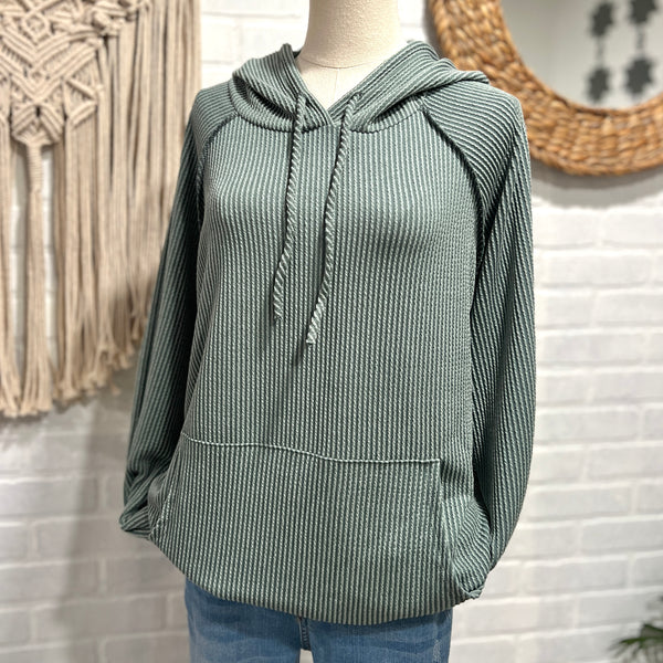 Josie Ribbed Hoodie