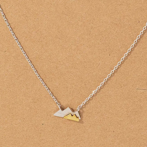 Mountain Pendant Necklace