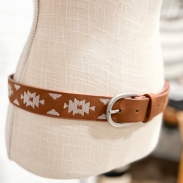 Sedora Aztec Embroidered Belt