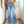 Load image into Gallery viewer, Guinevere Button Fly Distressed Flares
