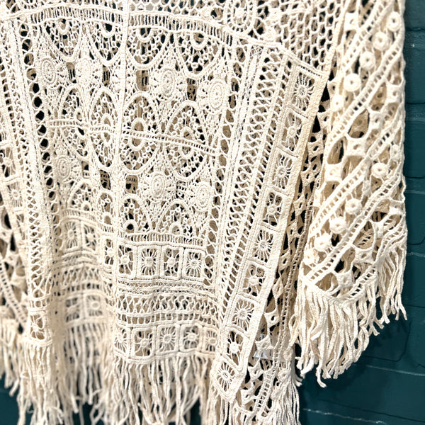 Adeline Crochet Fringe Top