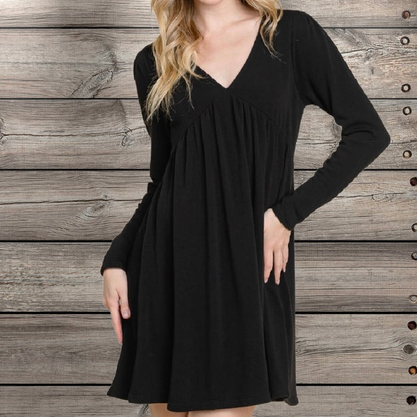 Ellie Black Swing Dress