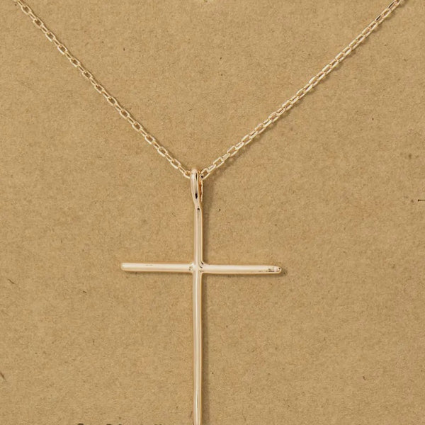 Rose Gold Cross Necklace