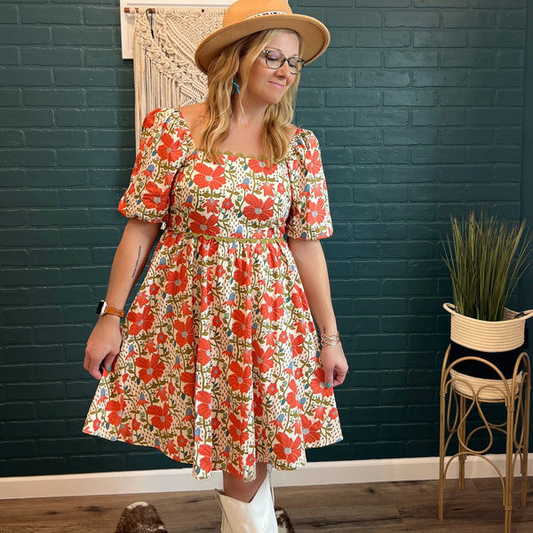 Floral Affair Swing Dress