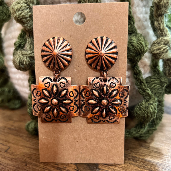 Truly Copper Earrings