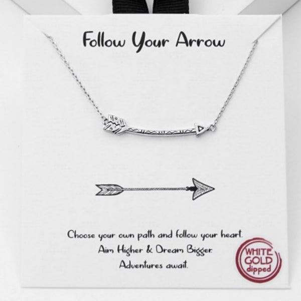 Follow Your Arrow Necklace