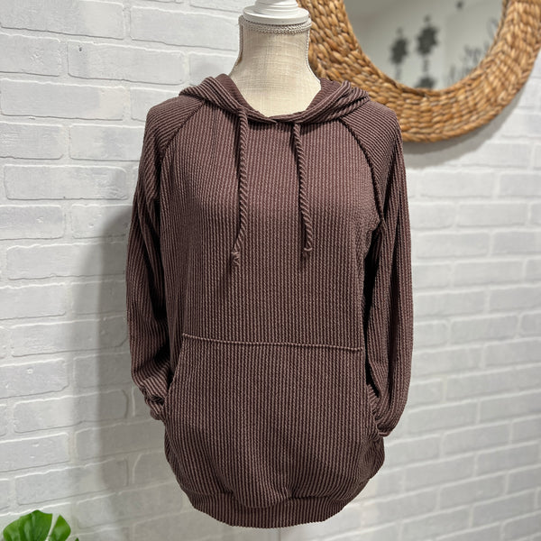 Josie Ribbed Hoodie