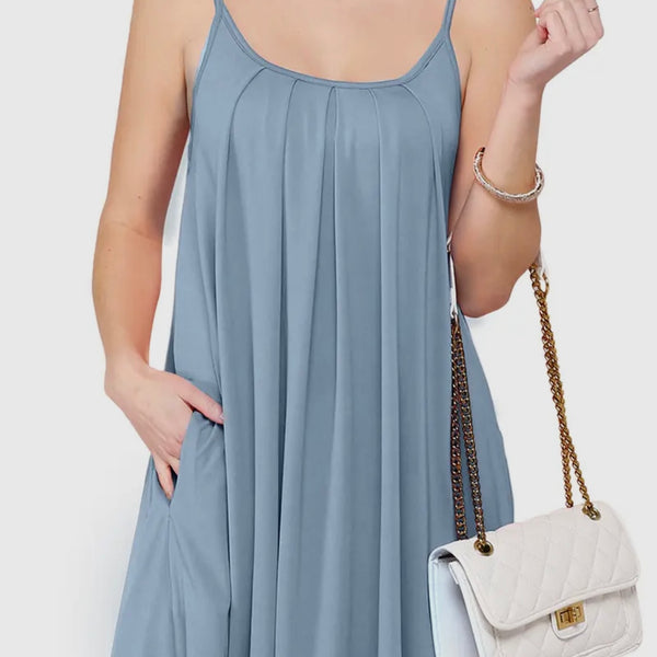 Take It Easy Pleated Dress