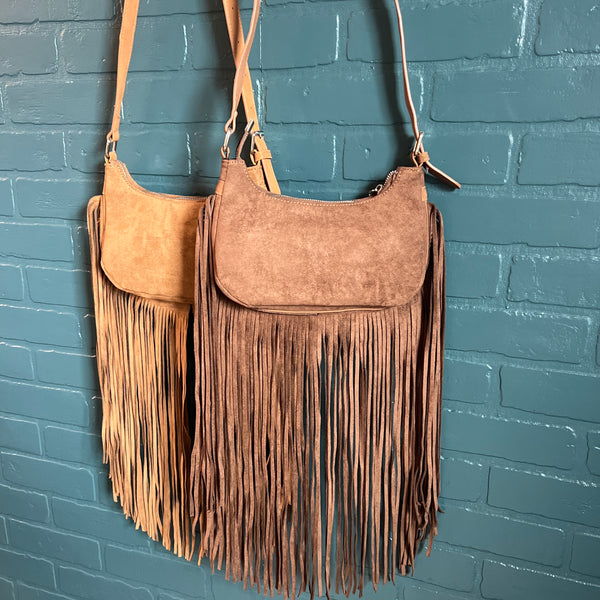No Reins Fringe Bag