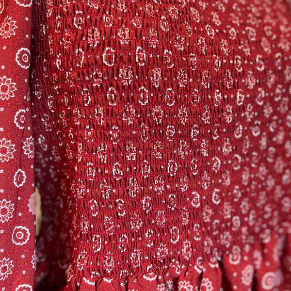 Lorraine Smocked Top-CURVY