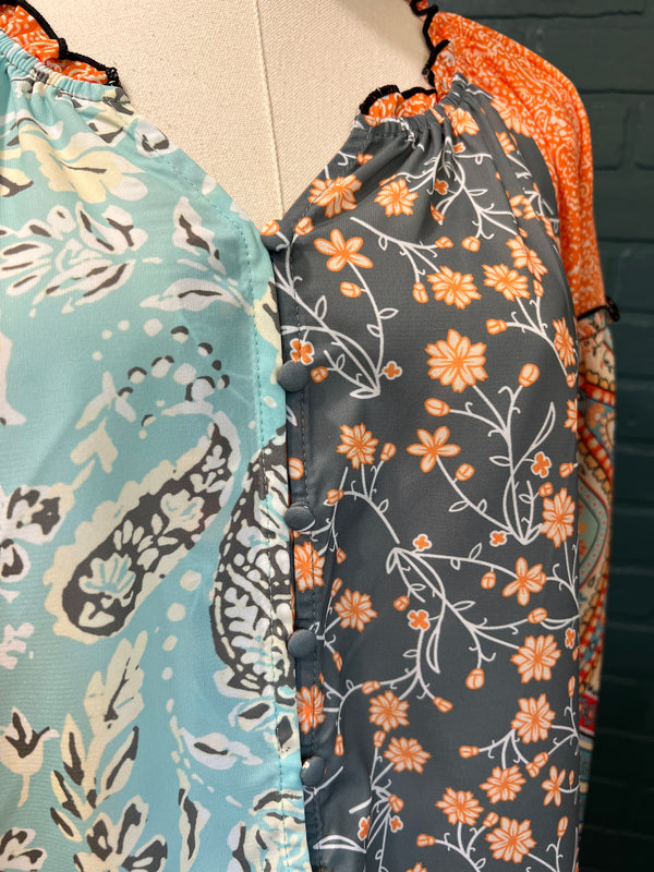 Andie Patchwork Top-CURVY