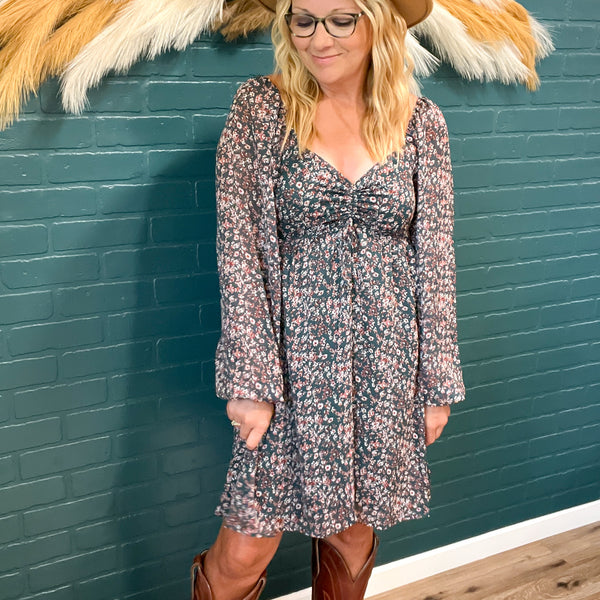 Moonlight + Moss Floral Dress