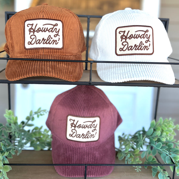 Howdy Darlin' Corduroy Hat
