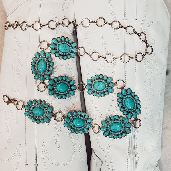 Carter Gold Concho Belt