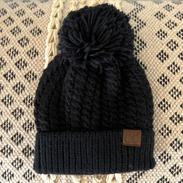 Knit Pom Beanie
