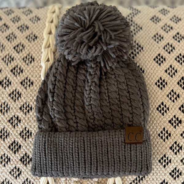 Knit Pom Beanie
