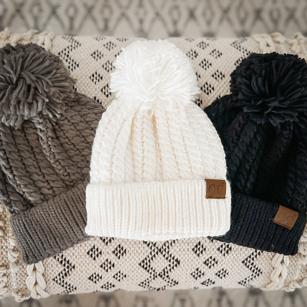 Knit Pom Beanie