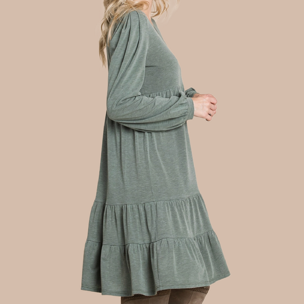 Jocelyn Tiered Dress-CURVY