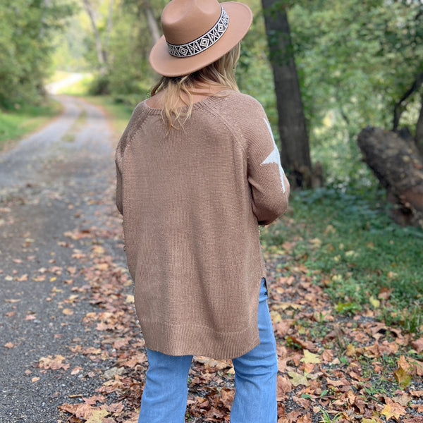 Starry Eyed Vneck Sweater