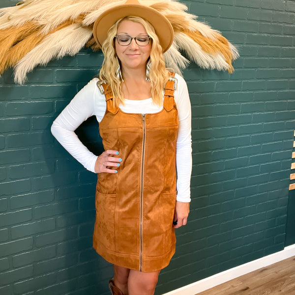 Trailblazer Suede Buckle Dress