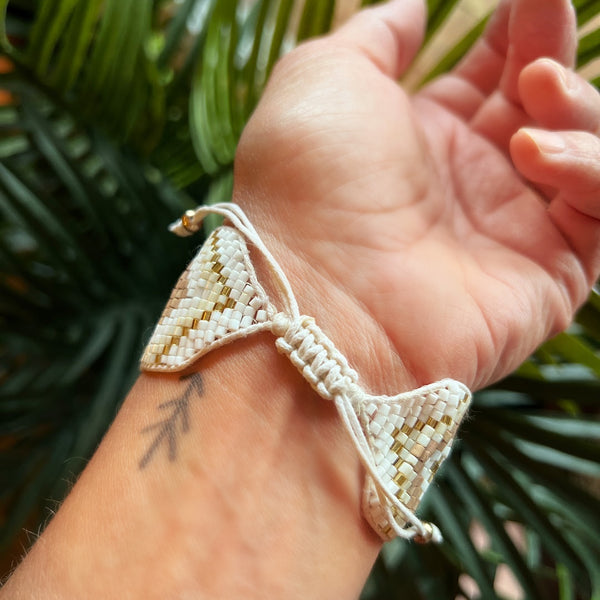 Aztec Seed Bead Bracelet